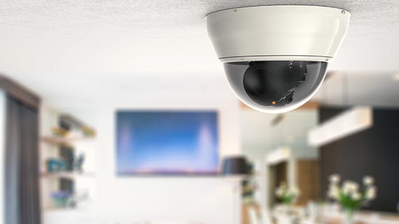 cctv camera installed on residential building