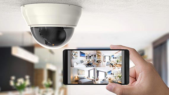 cctv controlled automated home