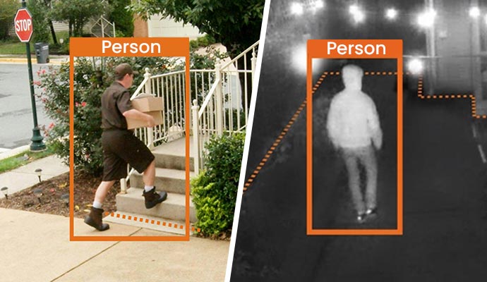 Day and night camera detection