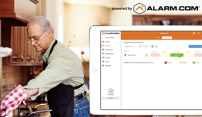 Alarm.com smart scheduling