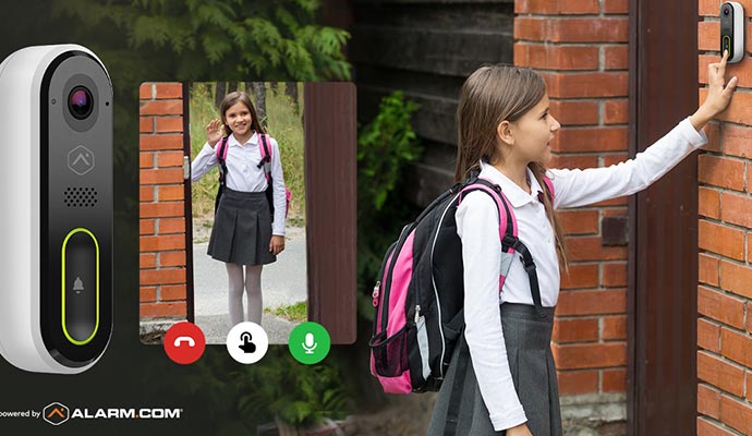Smart doorbell demonstration