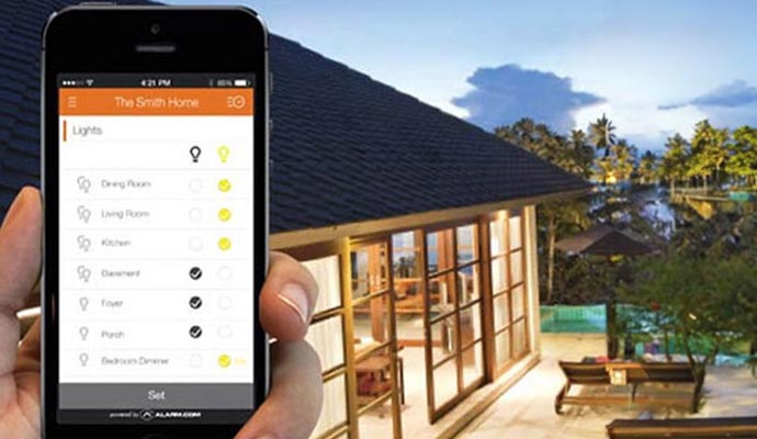 Smartphone controlled lighting