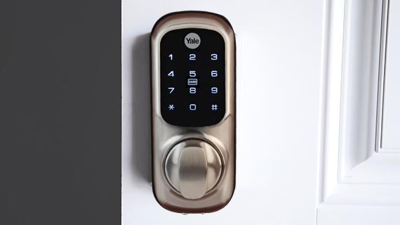 installed yale smart lock