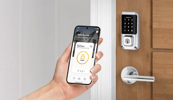 phone with launched security application