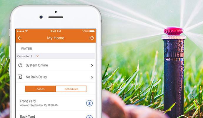 Outdoor smart irrigation system