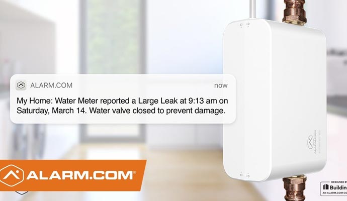 Smart leak detection device with leak alert notification