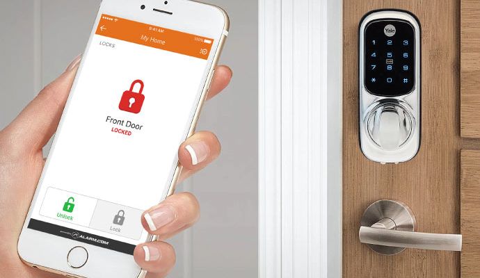 Smart lock with mobile app