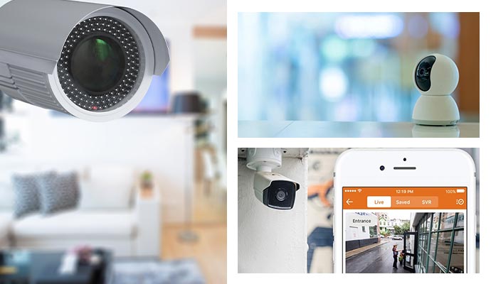 indoor and outdoor wireless cameras