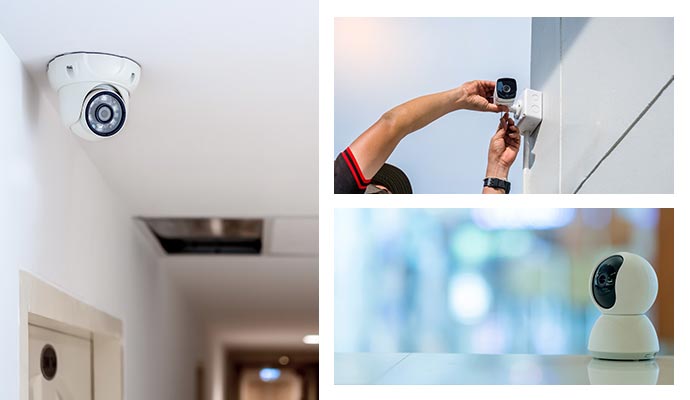 indoor and outdoor wireless security camera