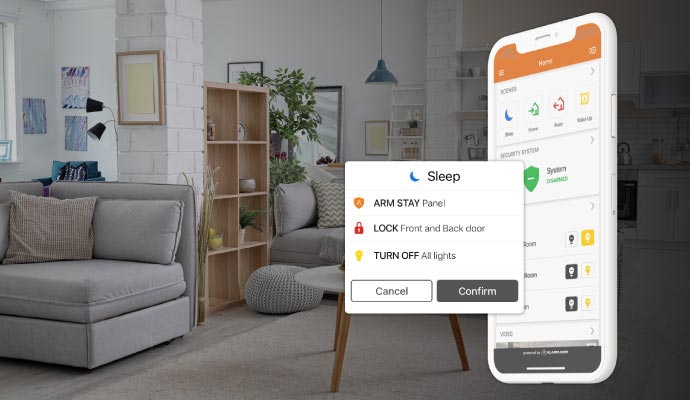 Cellular app controller interface