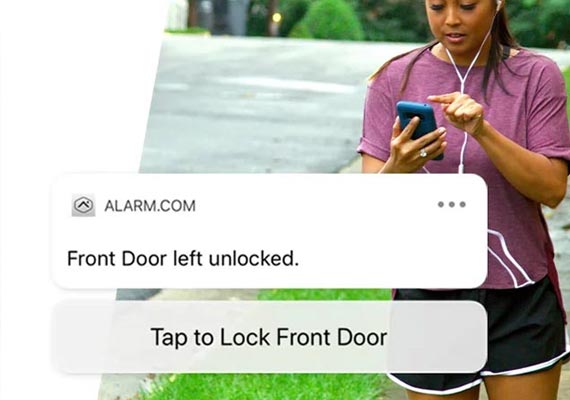 Front Door Unlock and Smart Lock Alert Notifications