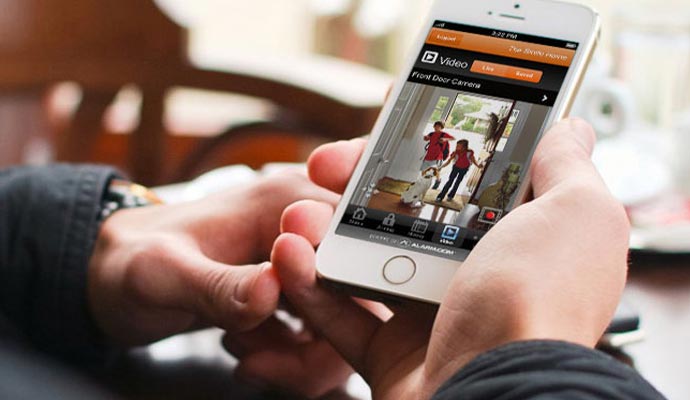wireless camera monitoring with smartphone