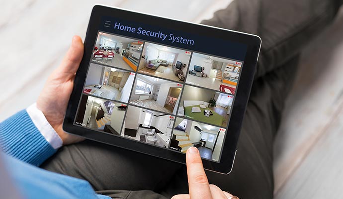 home security monitoring by tablet in Acton