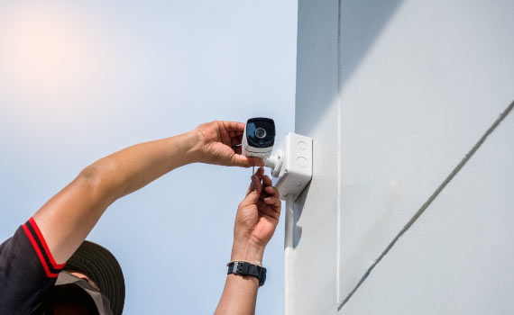 Day Night Camera Installation by a technician