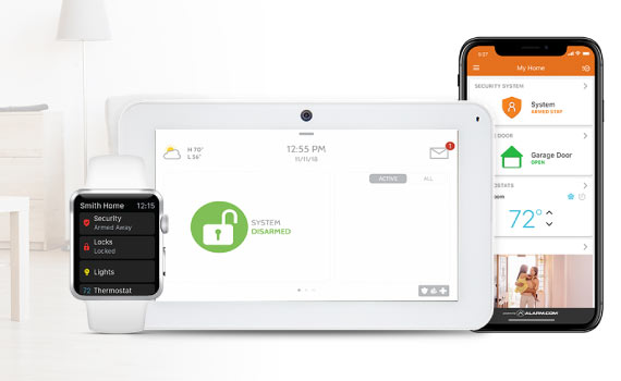 Home security automation