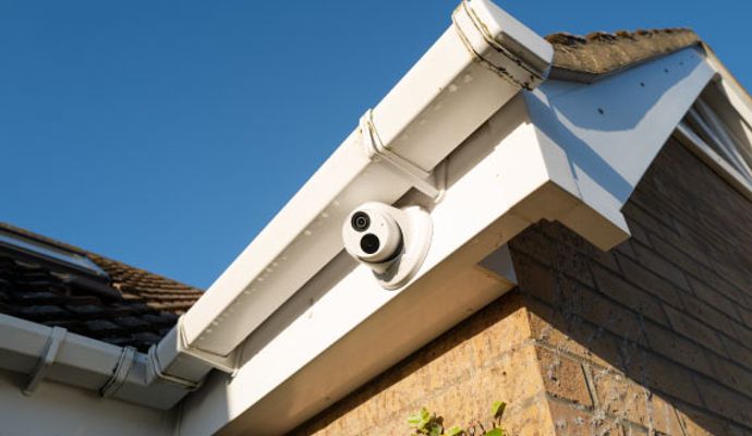 Installed turret camera