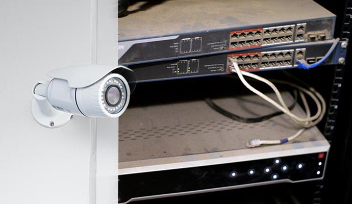 installed nvr security system