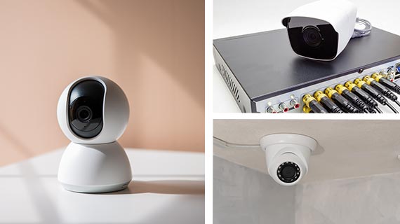 residential area covered by cctv camera