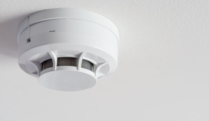 A smoke detector