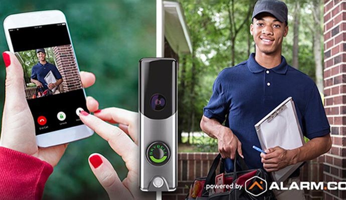 accessing smart doorbell by phone