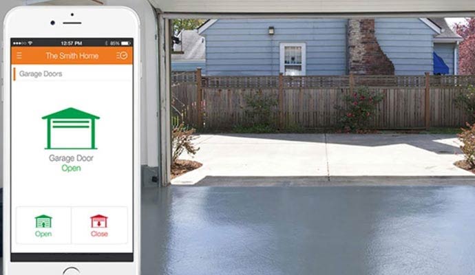 Smart garage door