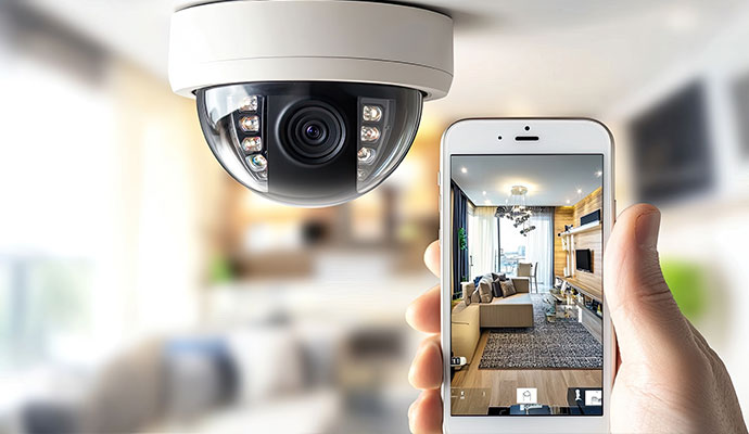 Video monitoring using security camera