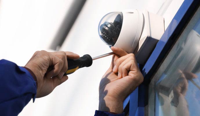 Wireless camera installation service